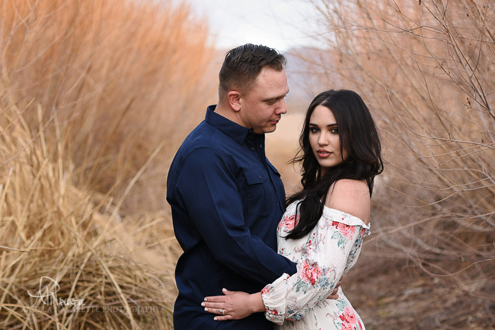 Couples Portrait Sessions at sunset with saucy looks in the El Paso upper valley