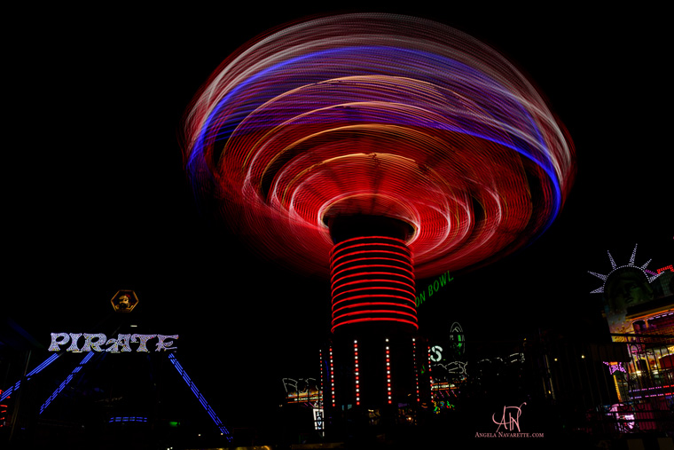 State Fair of Texas – Midway at Night by Dallas Photographer